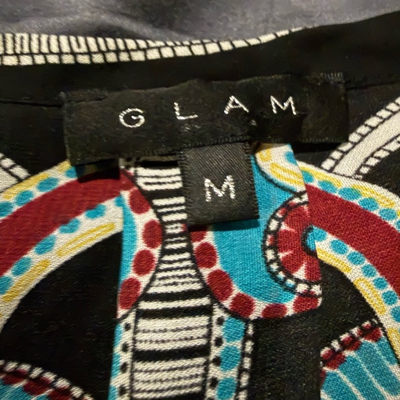 💰3 items for $12! Multicolor Geometric Shift Dress M - Picture 7 of 8